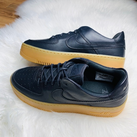 nike air force 1 sage low gum sole